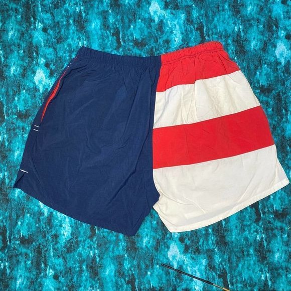 VTG Nautica J-US2 Swim Trunks 90s XL American Flag - Picture 2 of 5